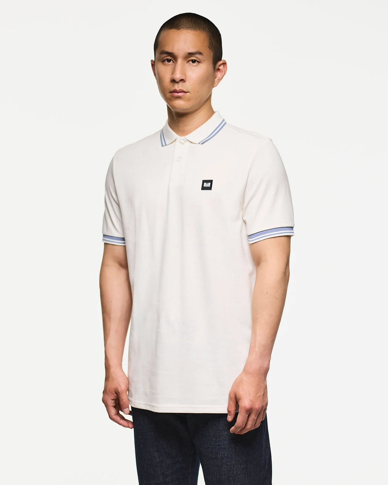 Weekend Offender Levanto Polo Shirt Ghost/Blue Shadow