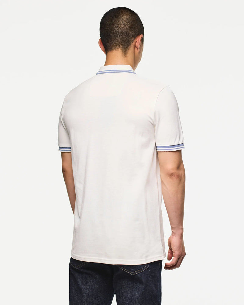 Weekend Offender Levanto Polo Shirt Ghost/Blue Shadow