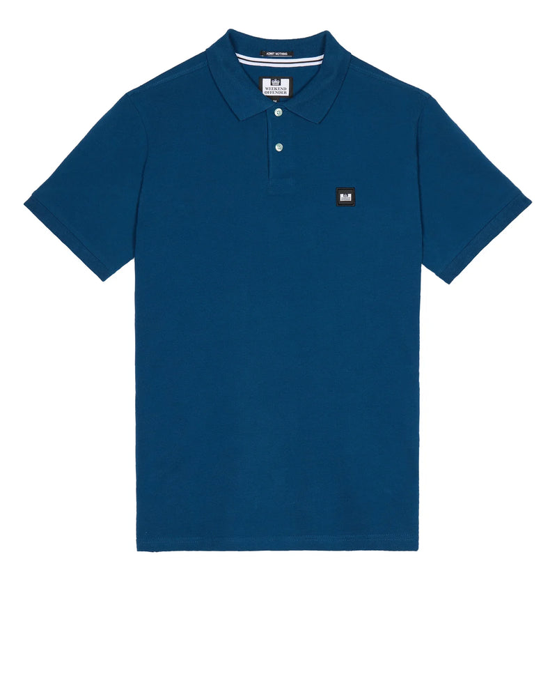 Weekend Offender CANEIROS POLO SHIRT - JUNIPER BLUE