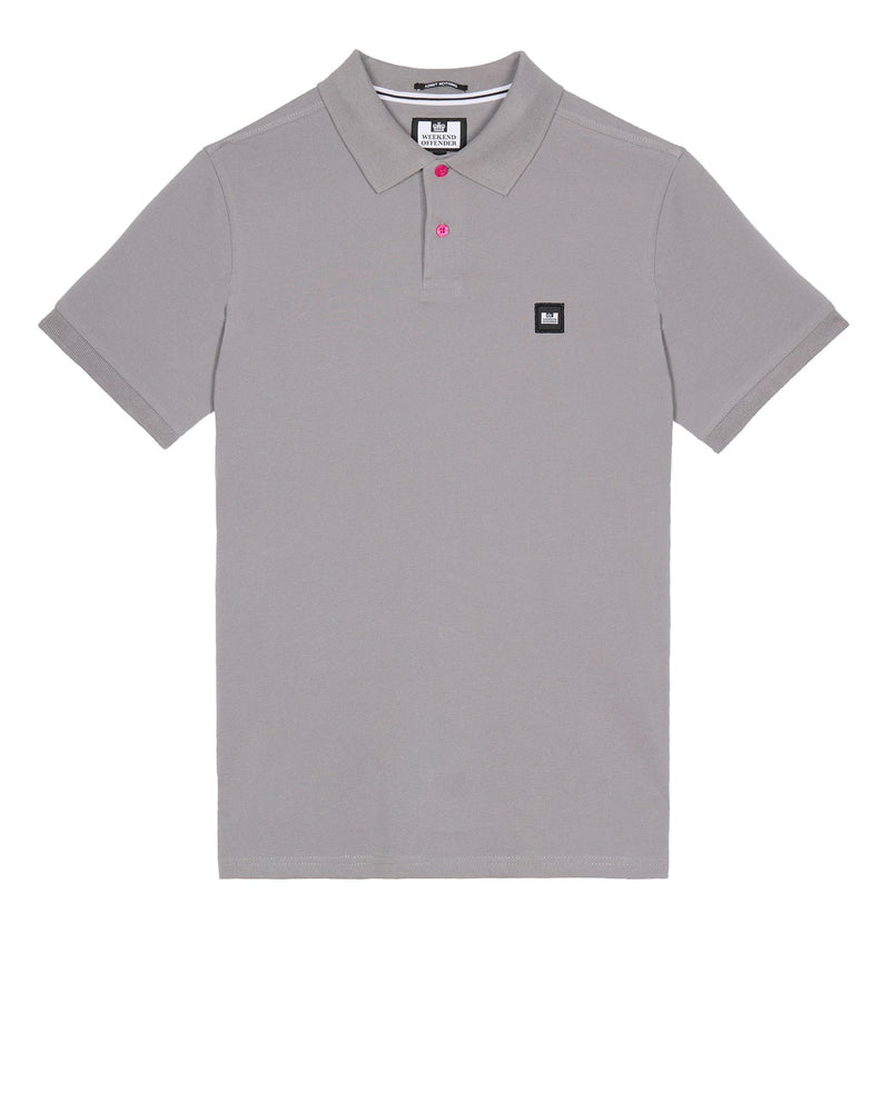 Weekend Offender CANEIROS POLO SHIRT -LIGHT GREY