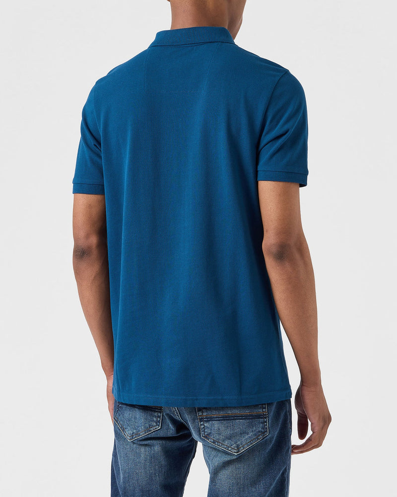 Weekend Offender CANEIROS POLO SHIRT - JUNIPER BLUE