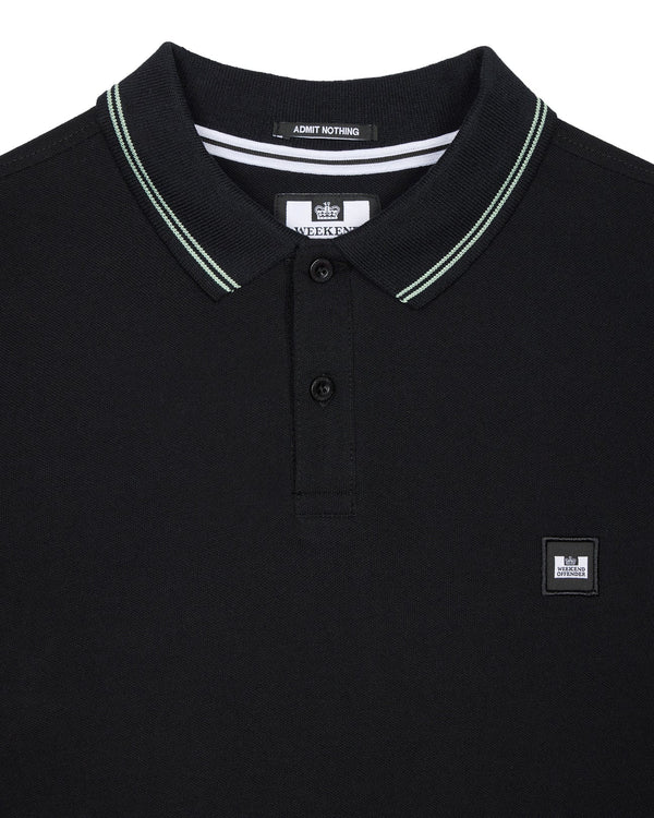 Weekend Offender COLOMBI POLO SHIRT - BLACK