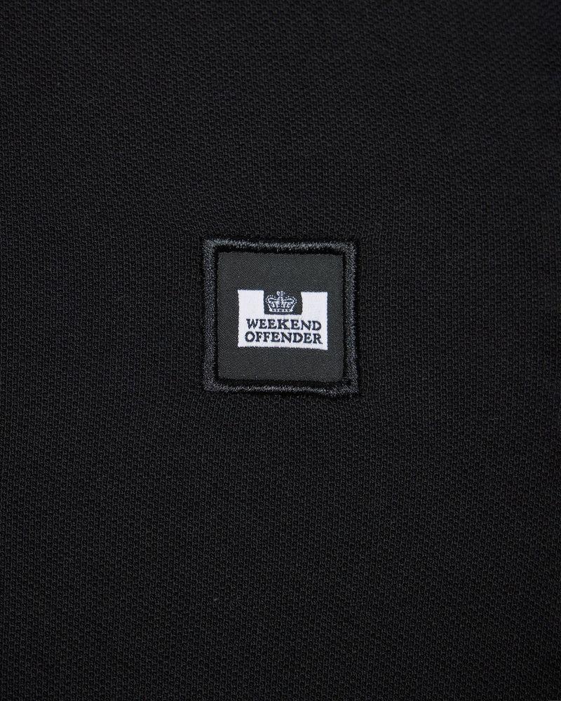 Weekend Offender COLOMBI POLO SHIRT - BLACK