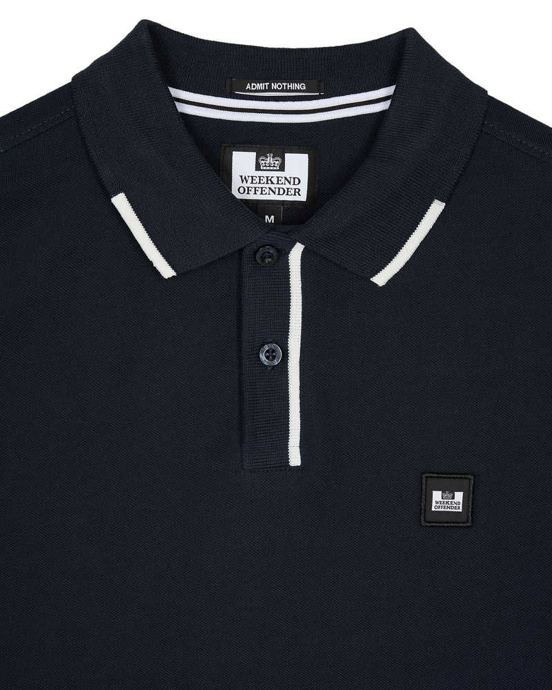 Weekend Offender RIVAS POLO SHIRT - NAVY