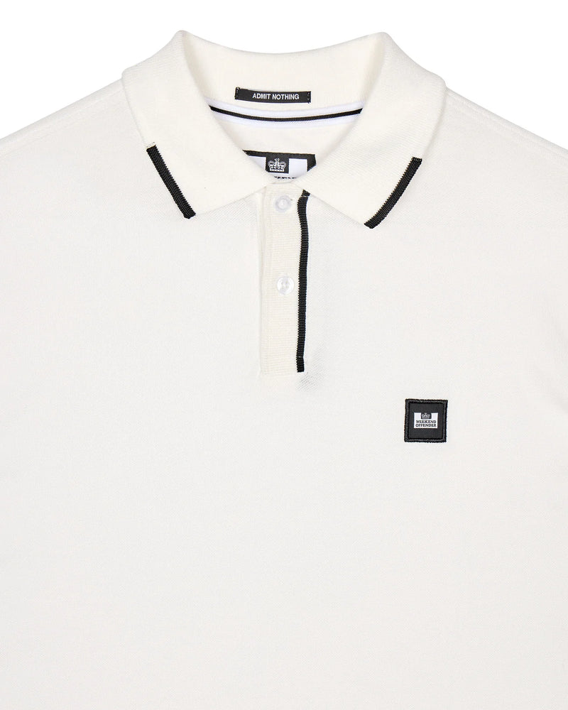 Weekend Offender RIVAS POLO SHIRT - WINTER WHITE
