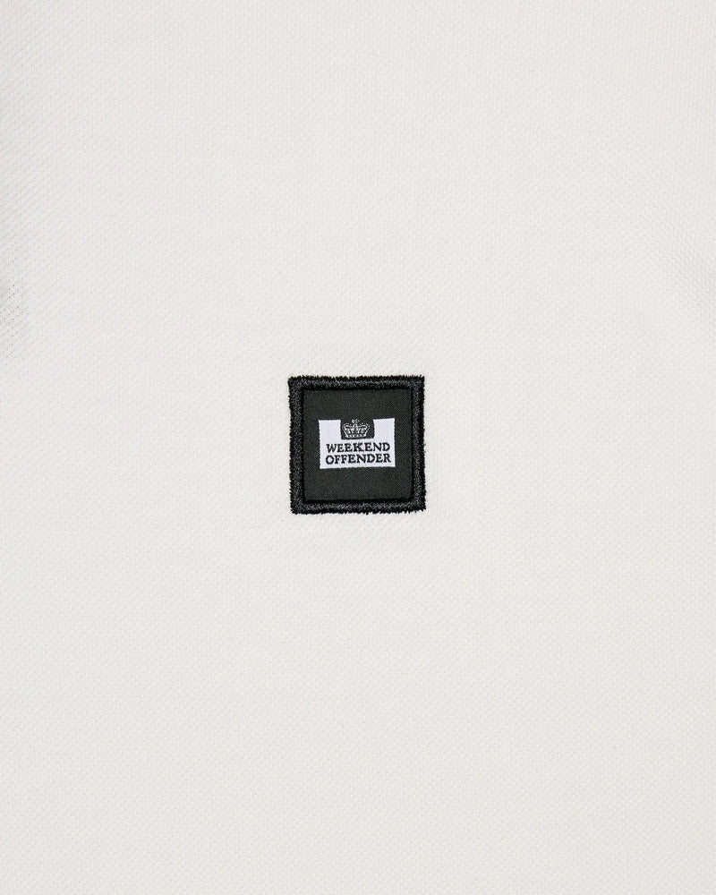 Weekend Offender RIVAS POLO SHIRT - WINTER WHITE