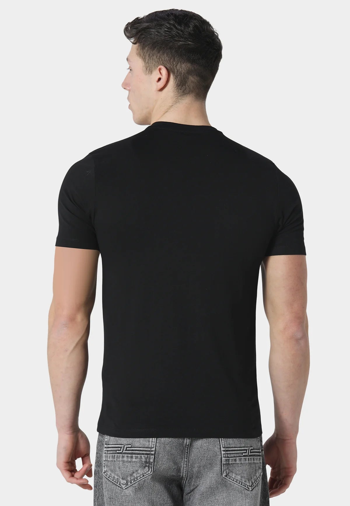 883 Police PRISM BLACK T-SHIRT