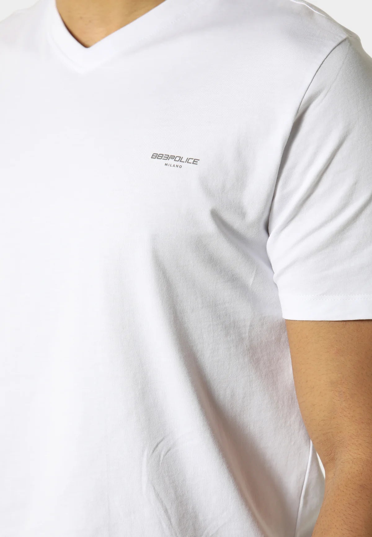 883 Police PRISM WHITE T-SHIRT