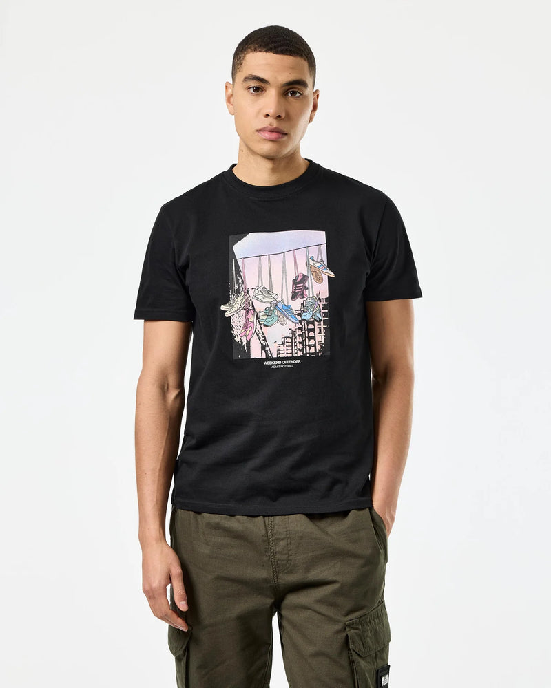 Weekend Offender Turf Wars Graphic T-Shirt - BLACK
