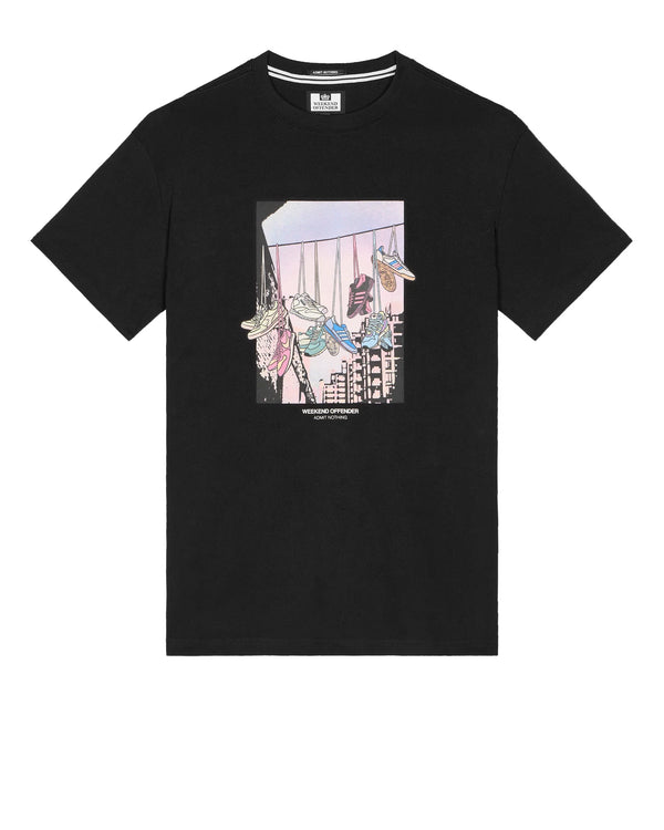 Weekend Offender Turf Wars Graphic T-Shirt - BLACK