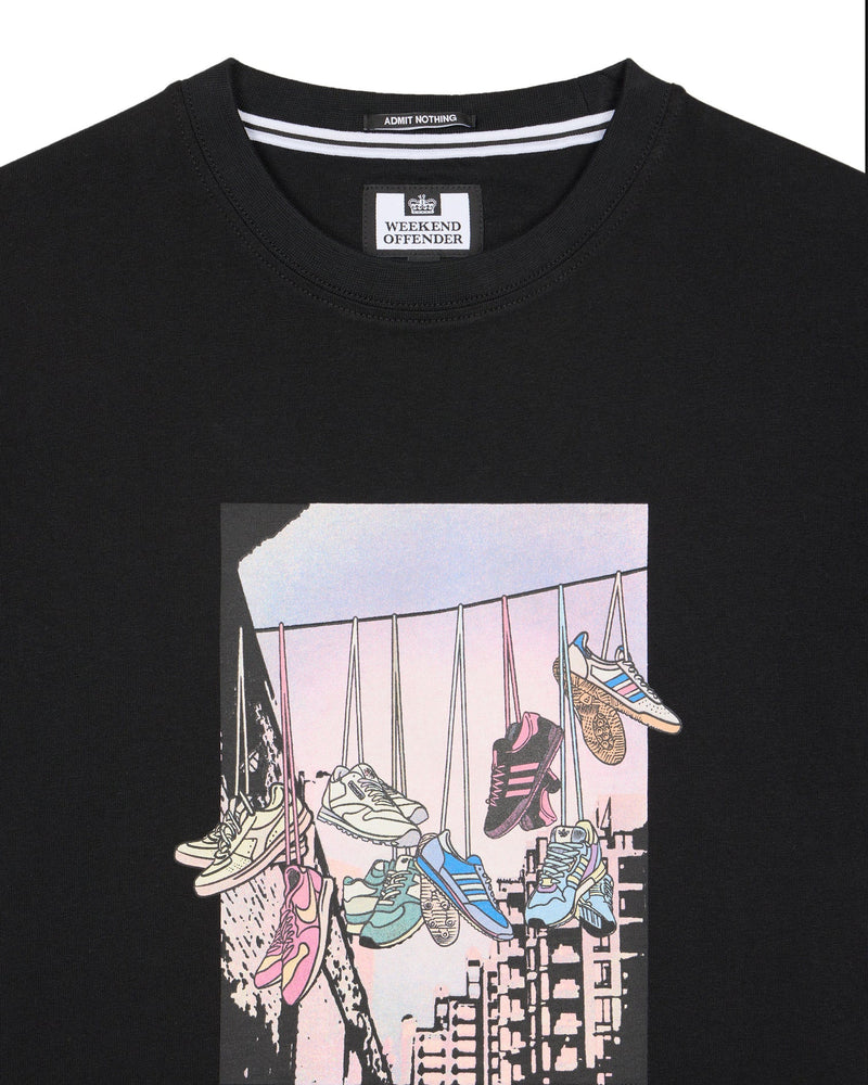 Weekend Offender Turf Wars Graphic T-Shirt - BLACK