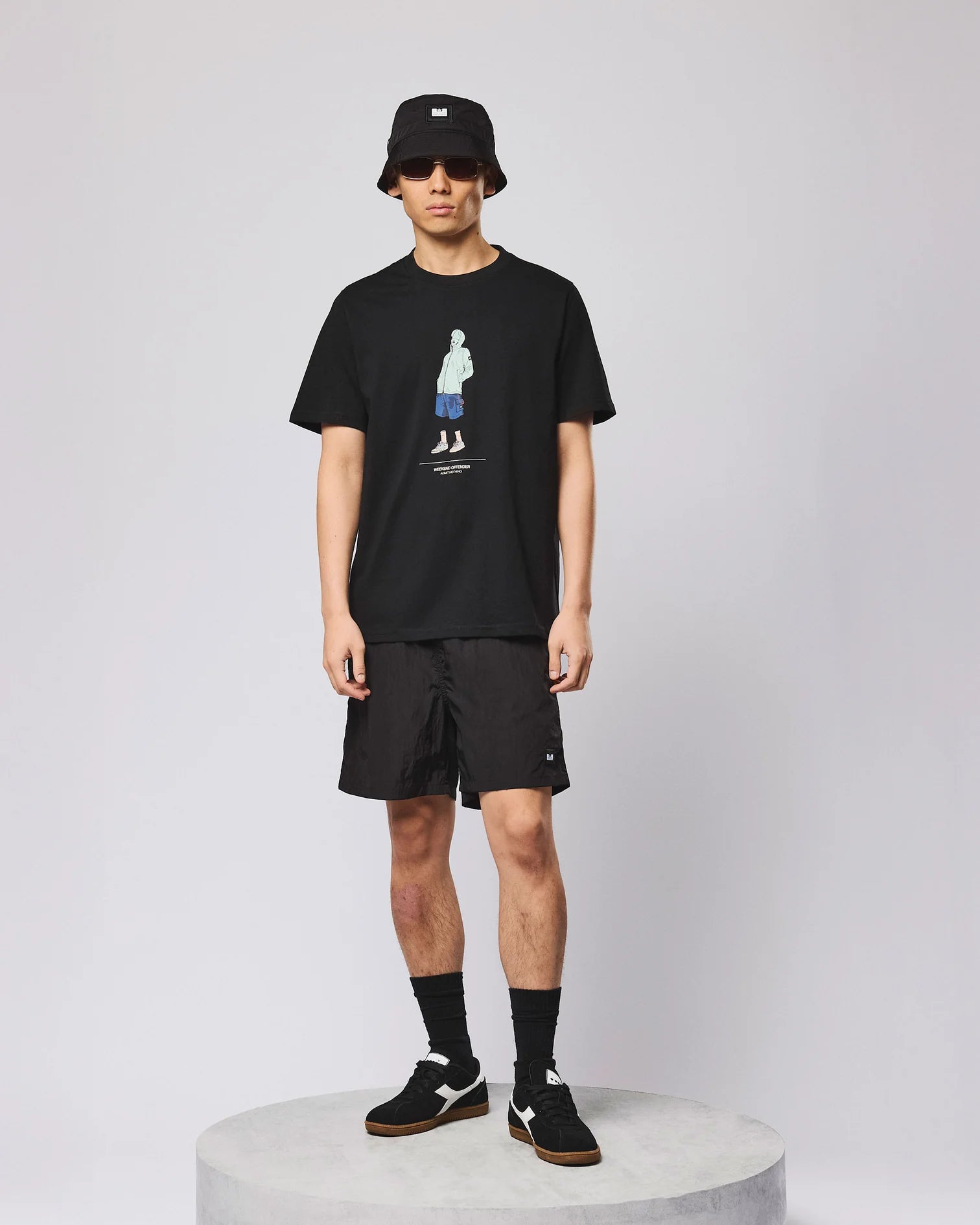 Weekend Offender Drarga Graphic T-Shirt Black