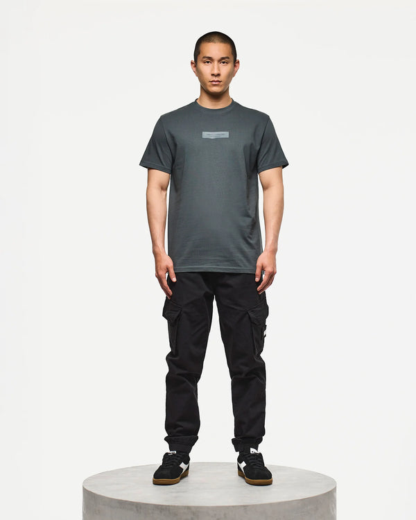Weekend Offender Shider Graphic T-Shirt Cyclone Grey