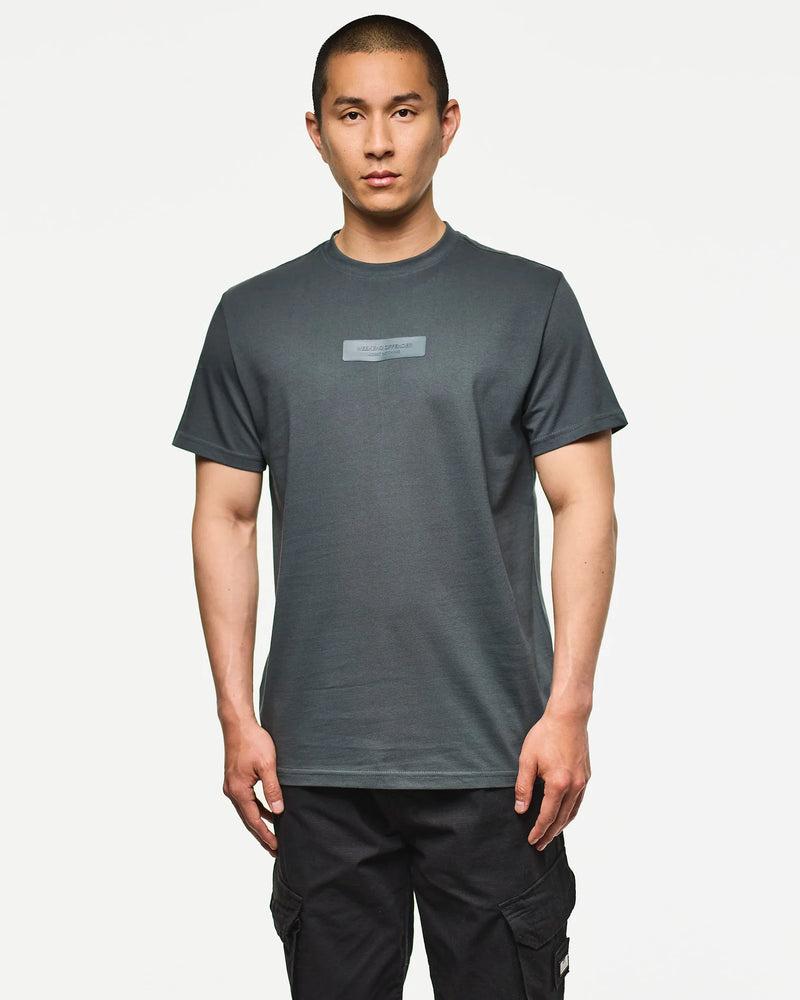 Weekend Offender Shider Graphic T-Shirt Cyclone Grey