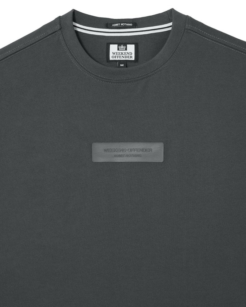 Weekend Offender Shider Graphic T-Shirt Cyclone Grey