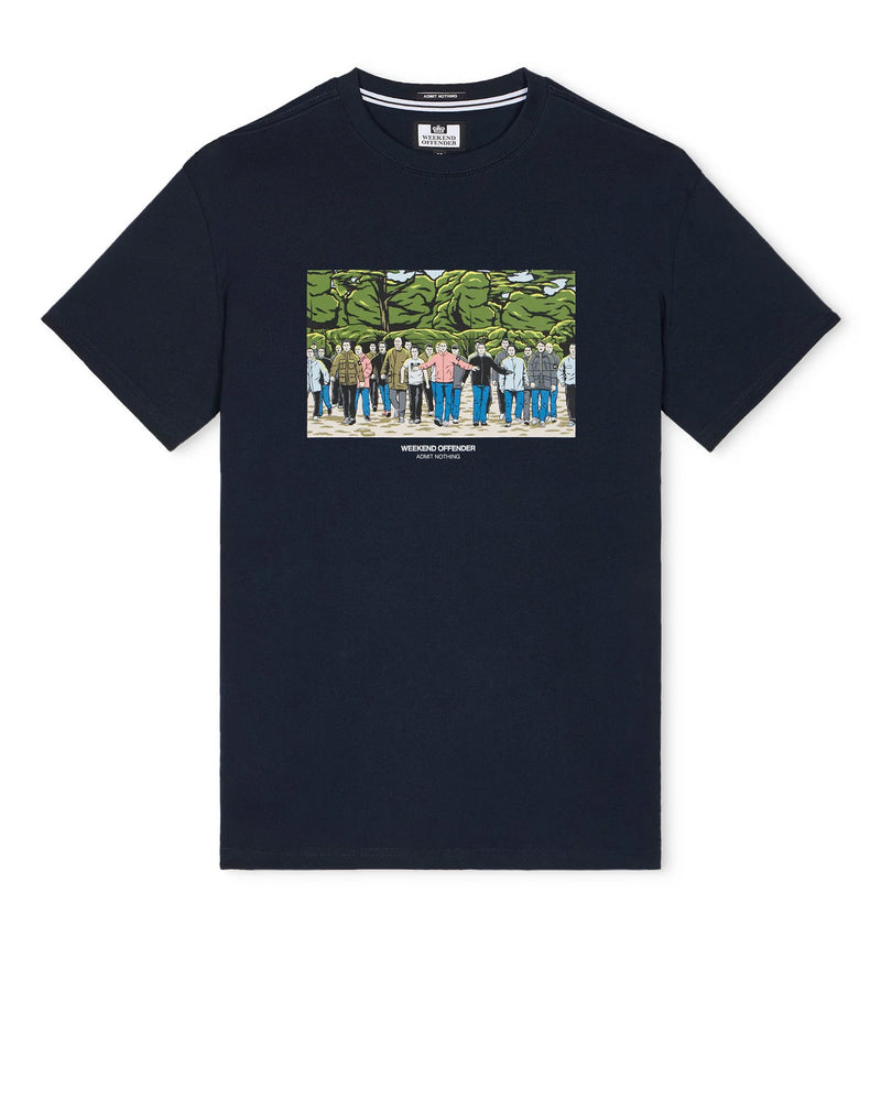 Weekend Offender GSE Graphic T-Shirt NAVY