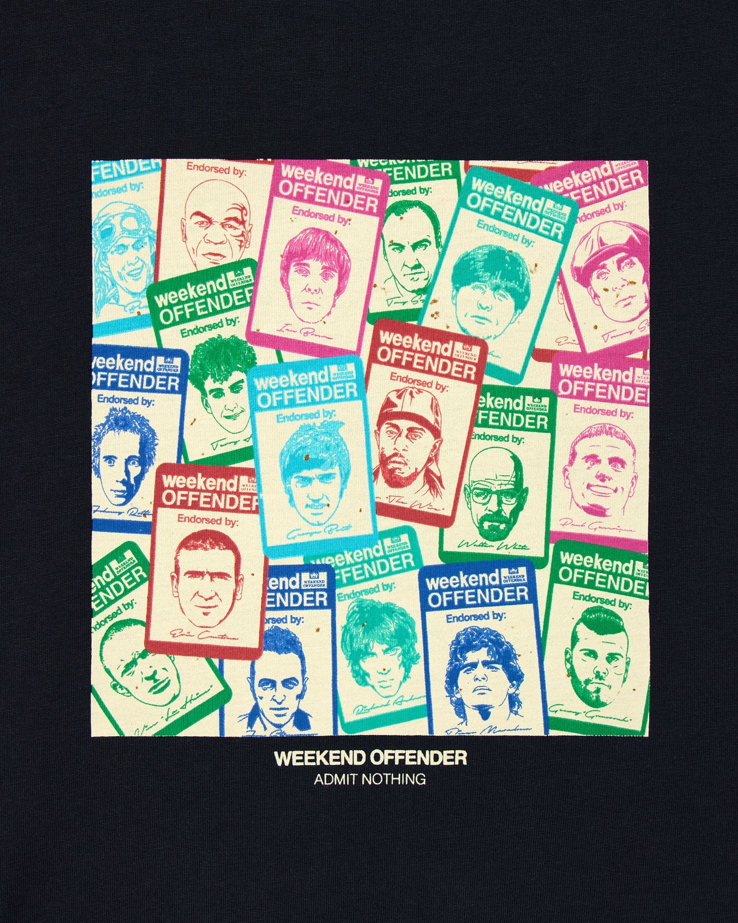 Weekend Offender Approbatus Graphic T-Shirt Navy