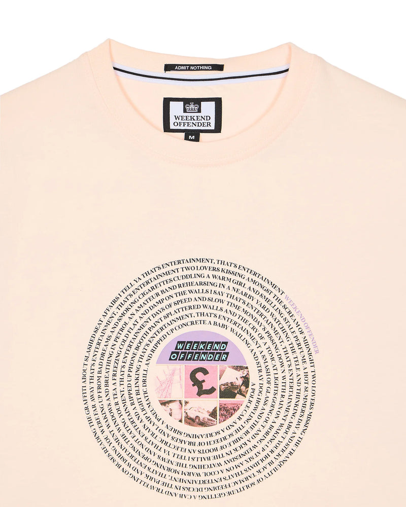 Weekend Offender Entertainment Graphic T-Shirt Alabaster