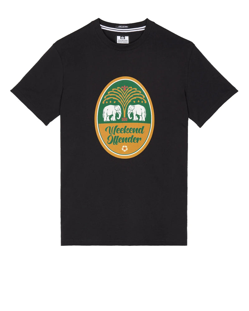 Weekend Offender CHANG GRAPHIC T-SHIRT - BLACK