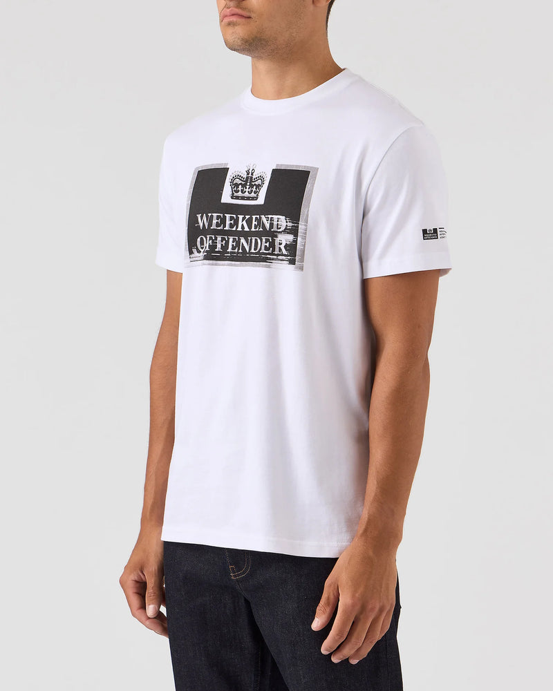 Weekend Offender Bonpensiero Graphic T-Shirt - White