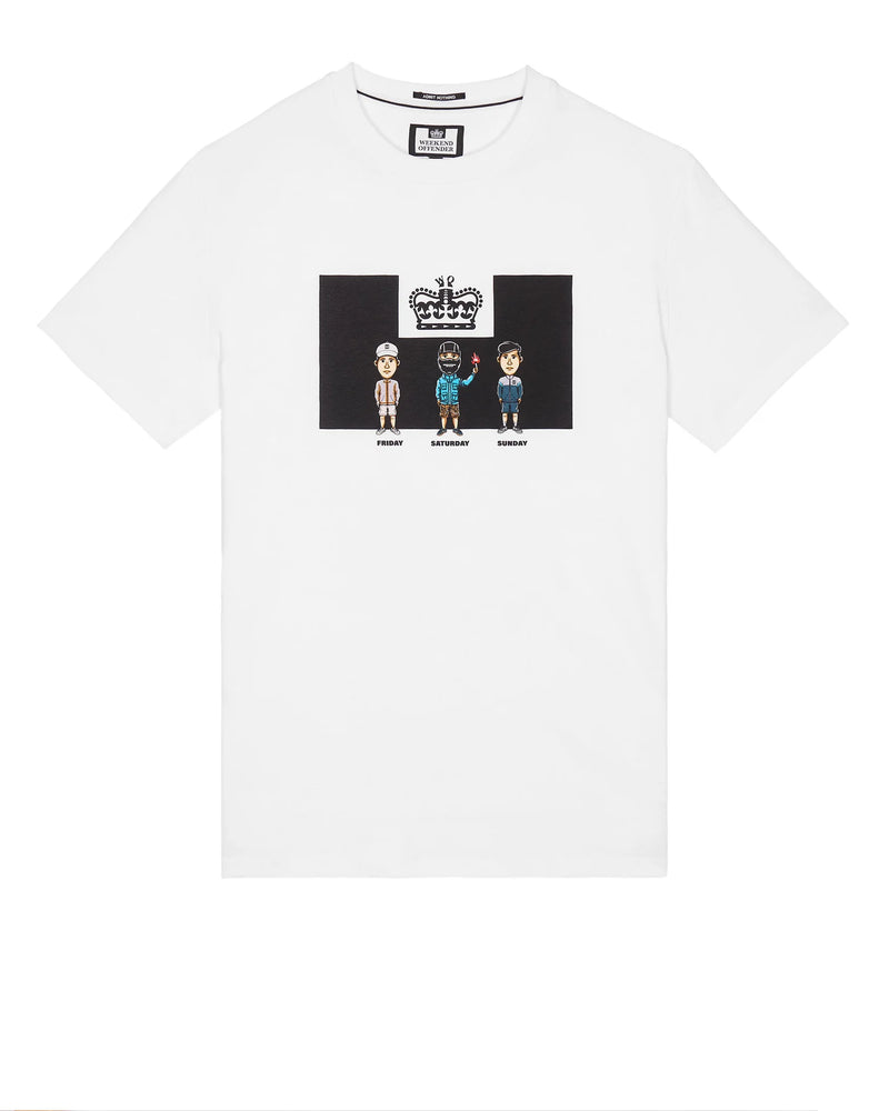 Weekend Offender Seventy-Two Graphic T-Shirt - WHITE