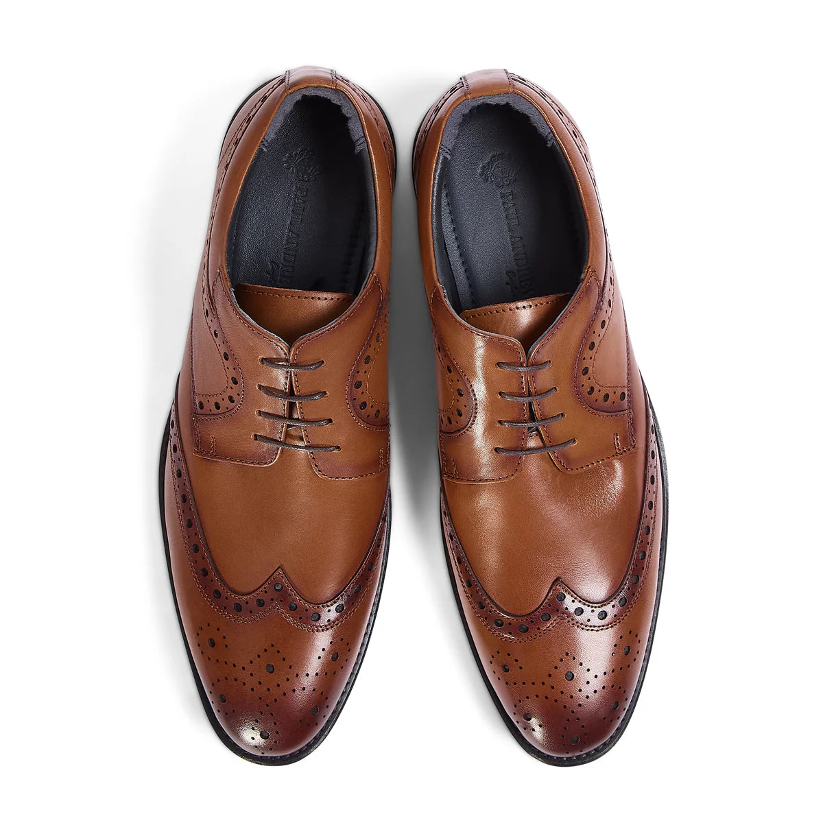 Paul Andrew Cambridge - Tan Leather Brogue Shoe