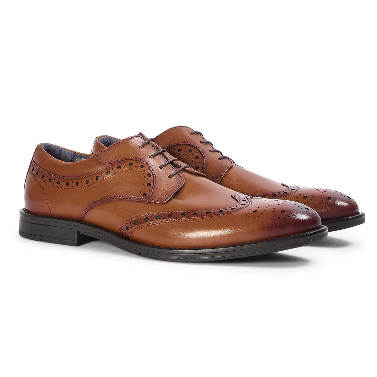 Paul Andrew Cambridge - Tan Leather Brogue Shoe