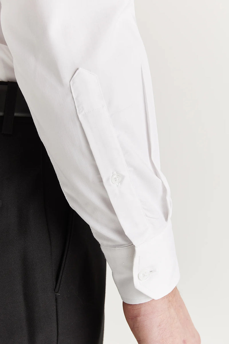 Paul Andrew Oliver - Cutaway Collar Shirt - WHITE