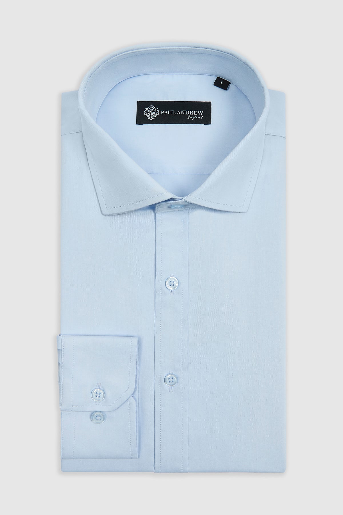 Paul Andrew Oliver - Cutaway Collar Shirt Sky Blue