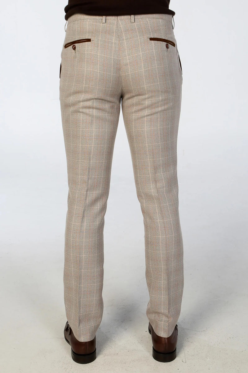Paul Andrew Men's Leo Trousers in BEIGE