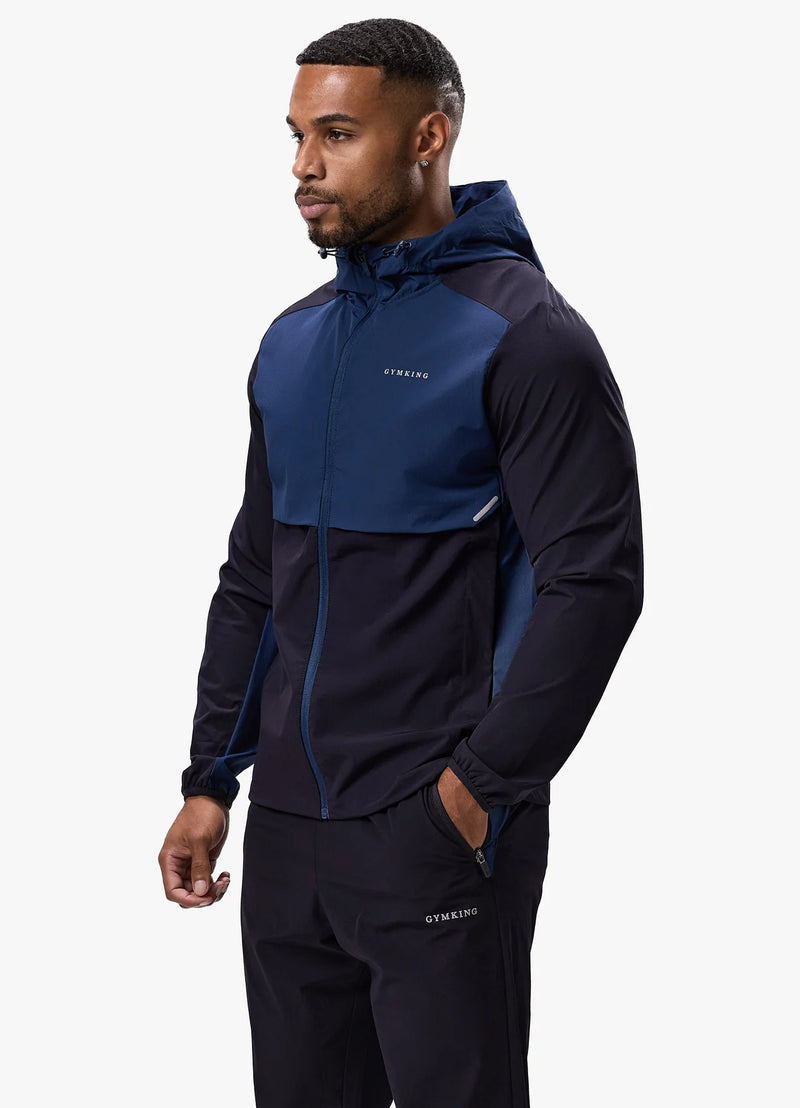 Gym King Advance Tracksuit Top Navy Estate Blue DesignerMenswear
