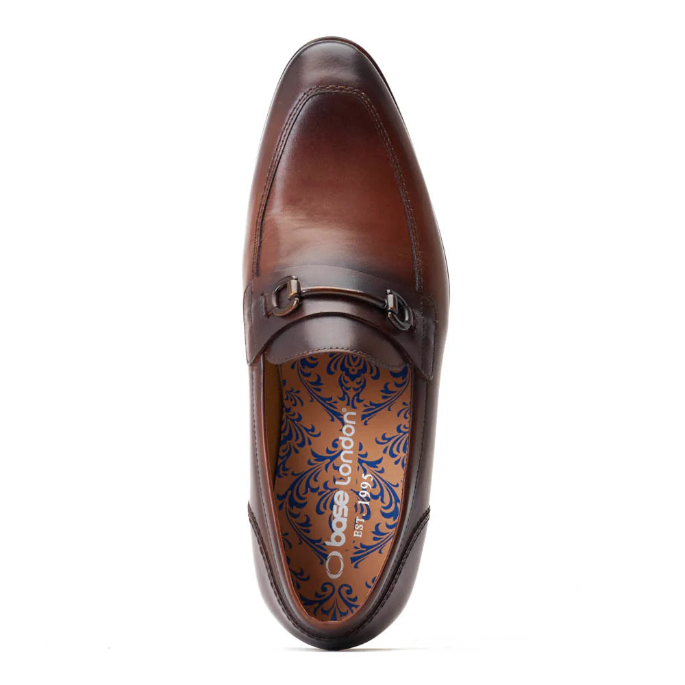 Base London Russo Waxy Loafers BROWN