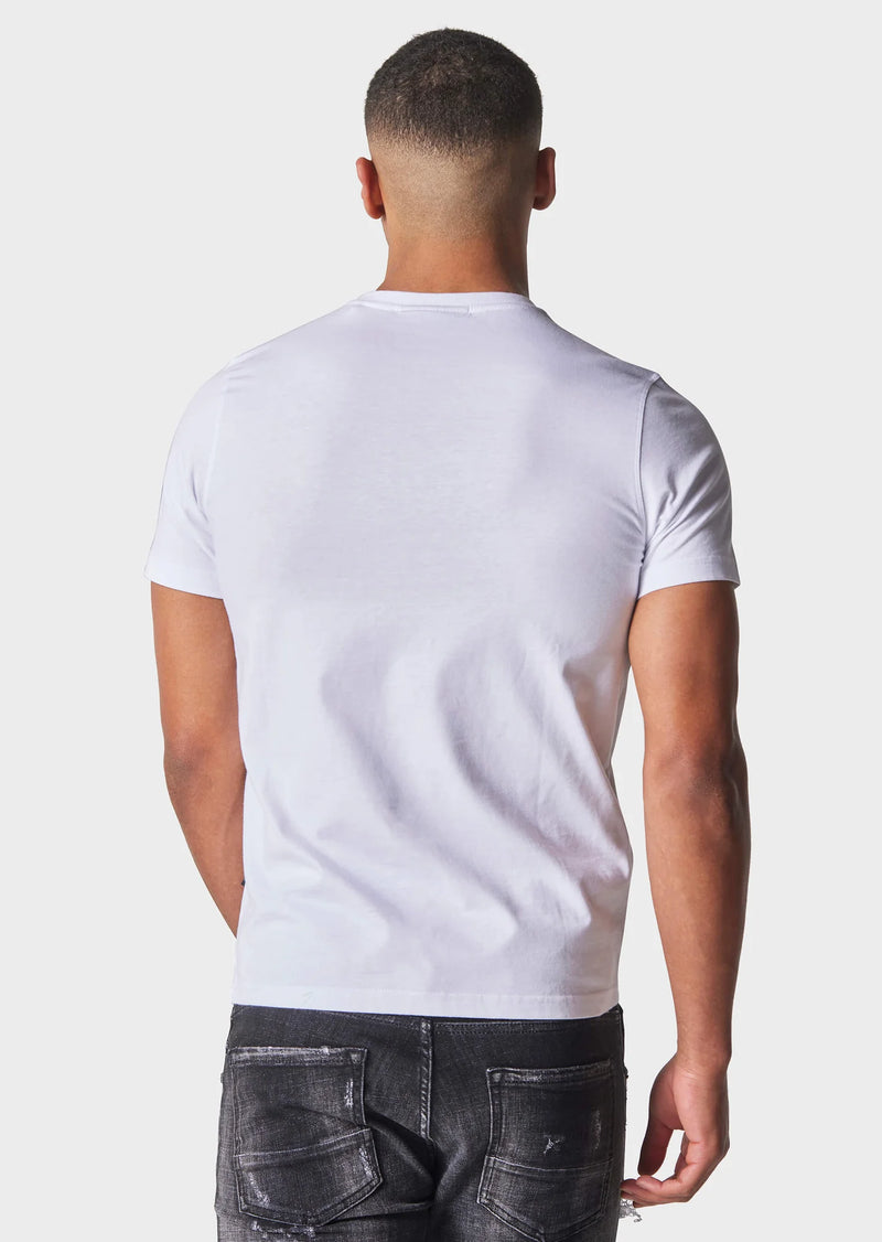 883 Police Silvio 100% Cotton T-Shirt - White