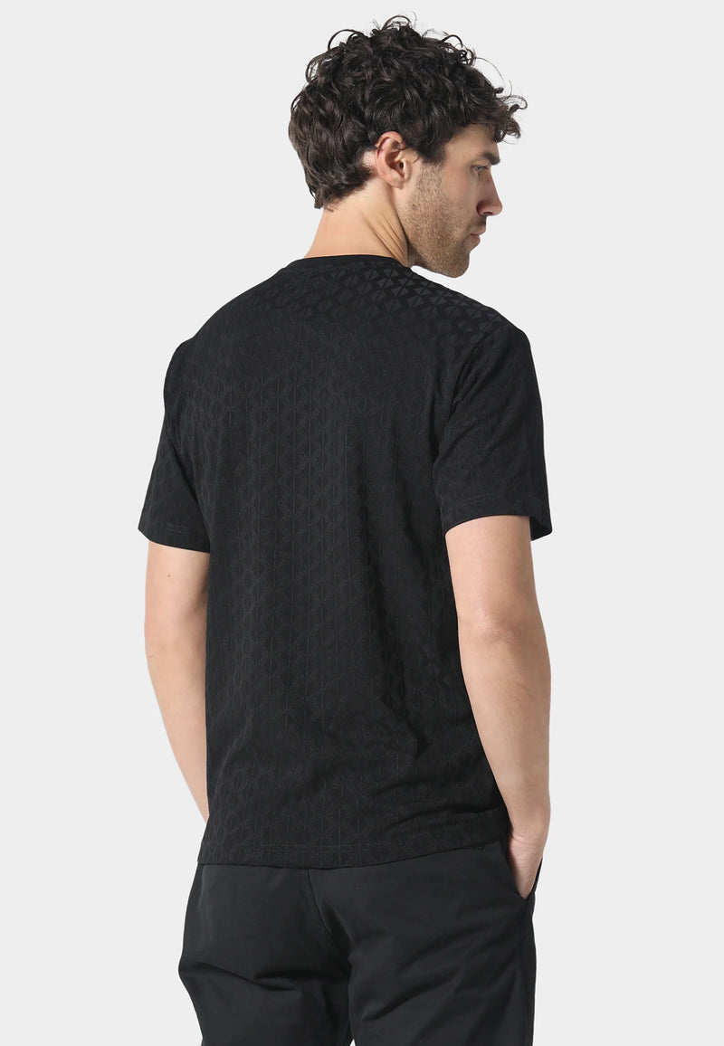 883 Police Spofford Regular Fit  Crew Neck T-Shirt BLACK