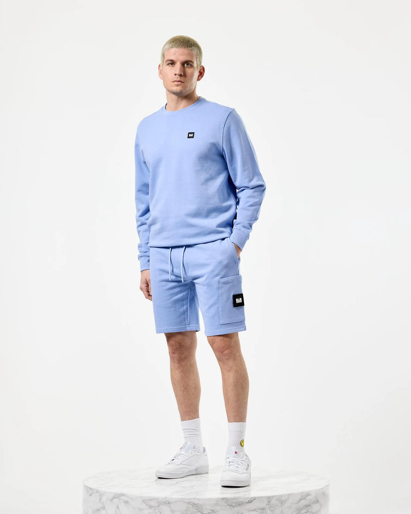 Weekend Offender Hawkins Jogger Shorts - CORNFLOWER