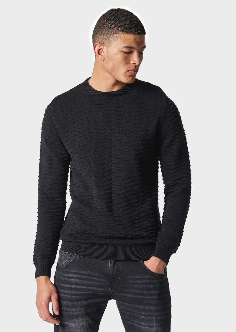 883 Police Sumit Black Knitwear