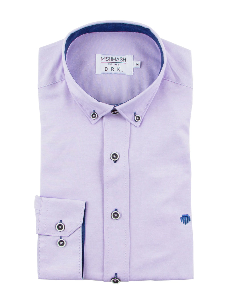 Mish Mash REGULAR FIT SUMMIT OXFORD LONG SLEEVE SHIRT - PINK