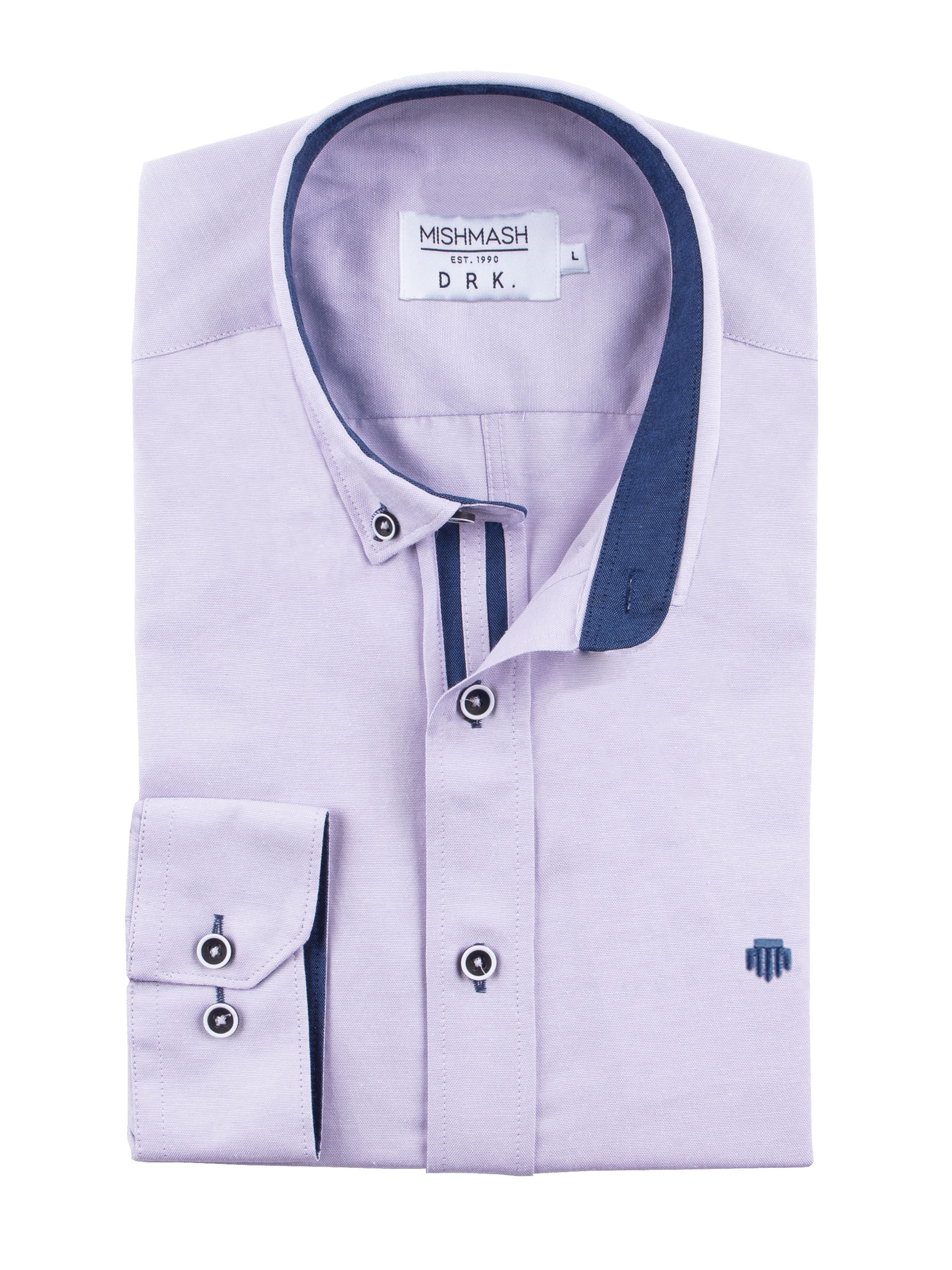 Mish Mash REGULAR FIT SUMMIT OXFORD LONG SLEEVE SHIRT - PINK