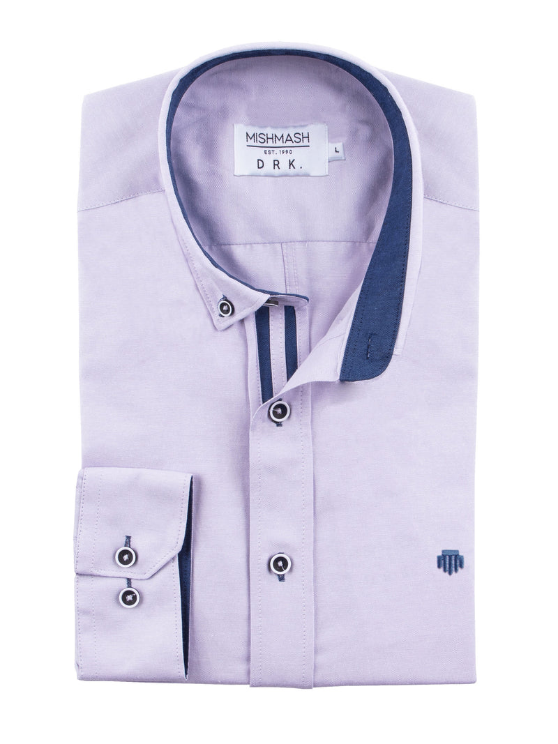 Mish Mash REGULAR FIT SUMMIT OXFORD LONG SLEEVE SHIRT - PINK