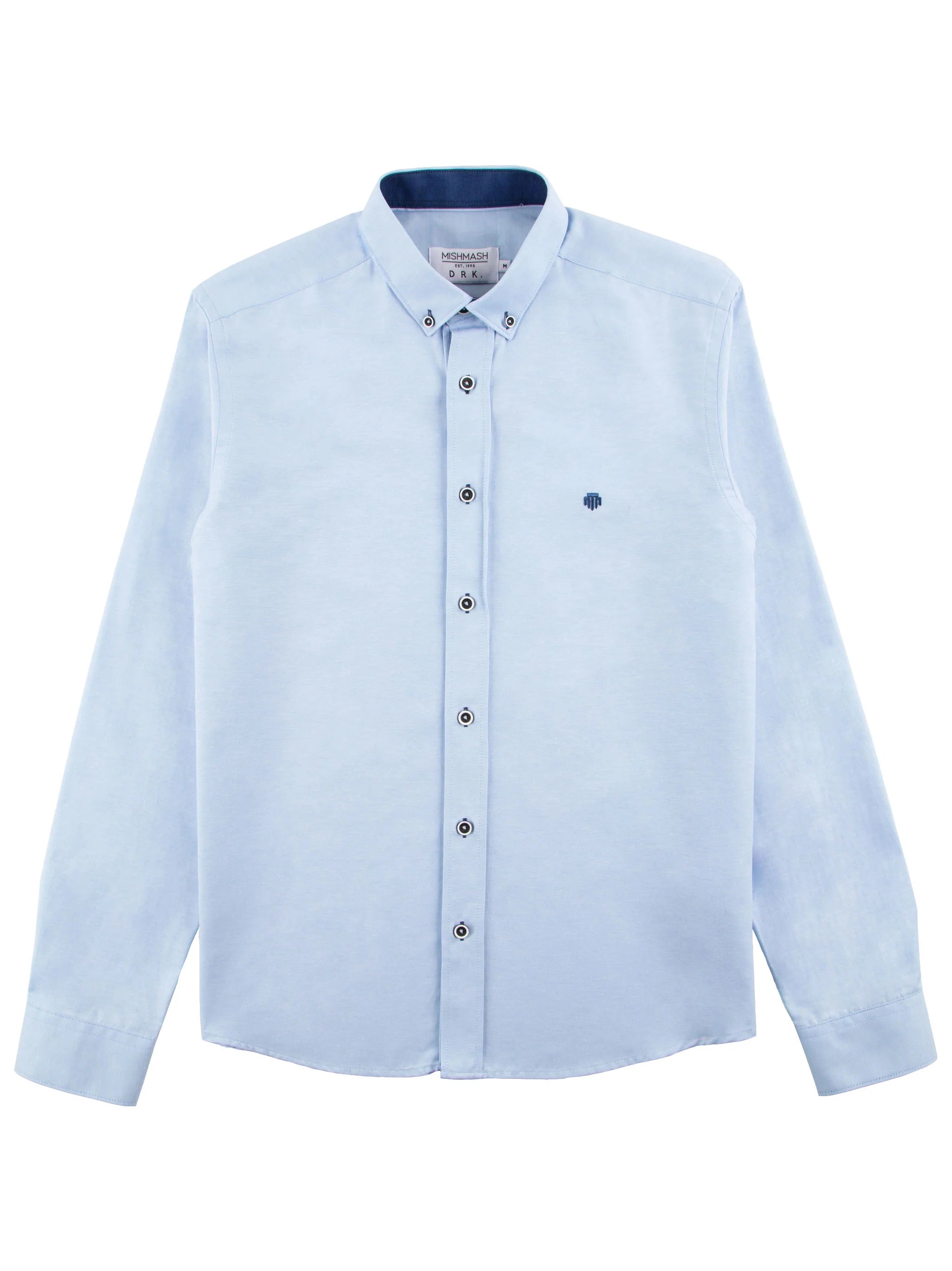 Mish Mash REGULAR FIT SUMMIT OXFORD LONG SLEEVE SHIRT - SKY BLUE