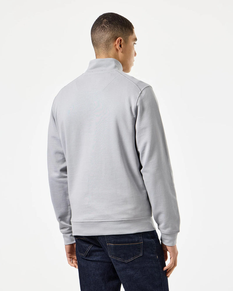 Weekend Offender Kraviz Quarter Zip Sweatshirt Smokey Grey