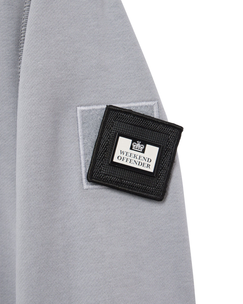 Weekend Offender Kraviz Quarter Zip Sweatshirt Smokey Grey