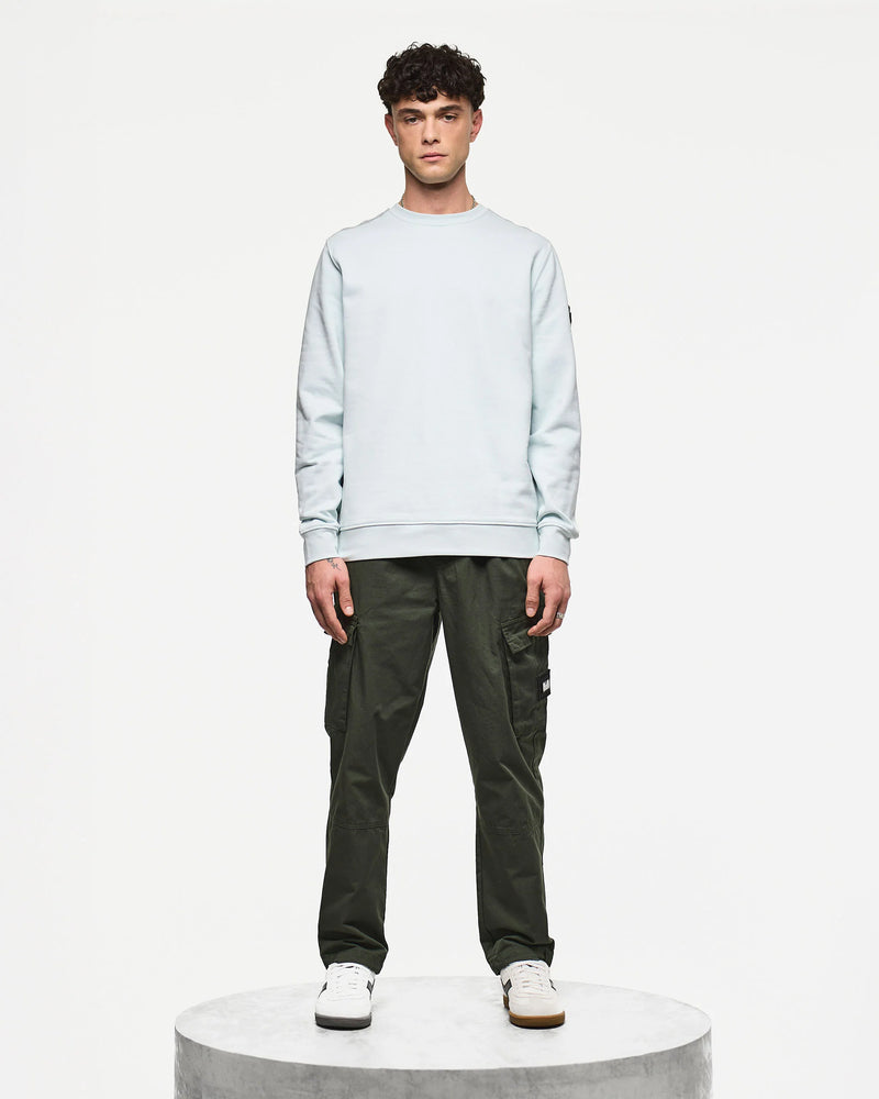 Weekend Offender F Bomb Sweatshirt Sea Spray Blue