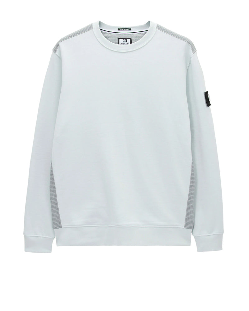 Weekend Offender F Bomb Sweatshirt Sea Spray Blue