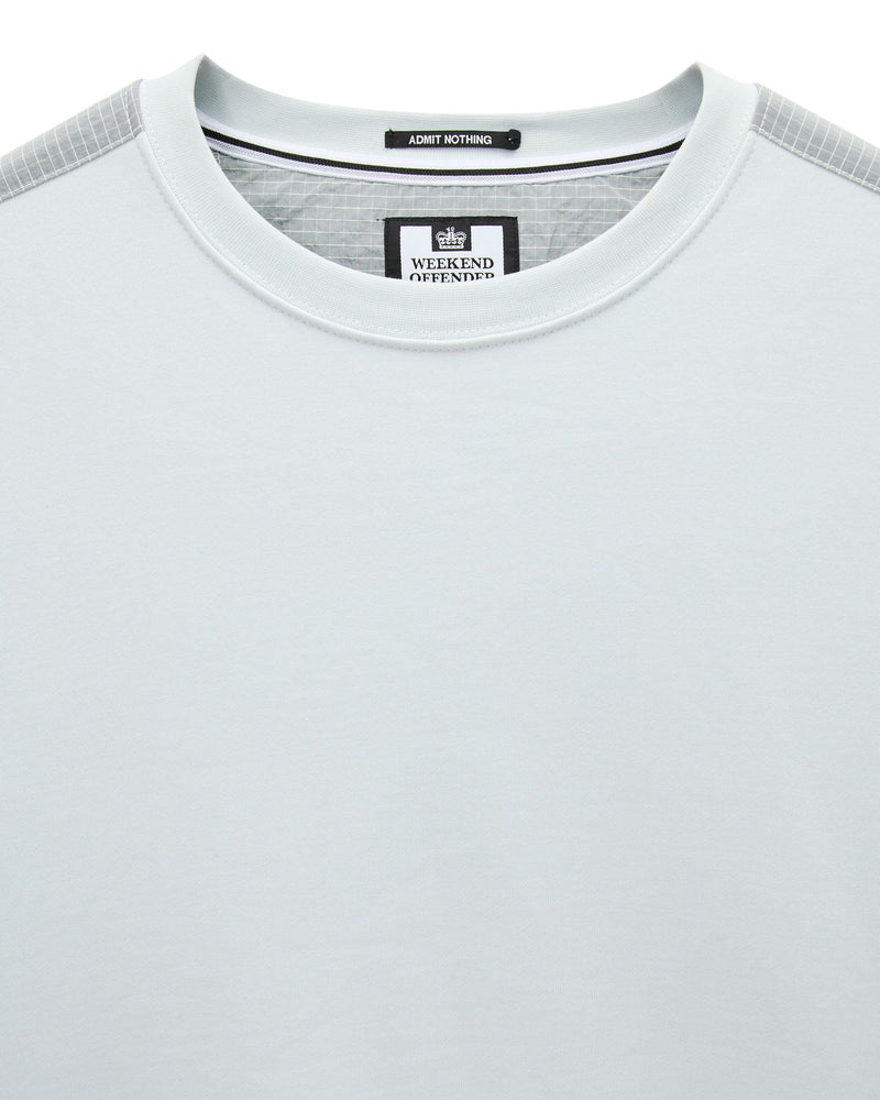 Weekend Offender F Bomb Sweatshirt Sea Spray Blue
