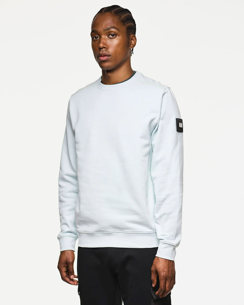 Weekend Offender Thunder Sweatshirt Sea Spray Blue