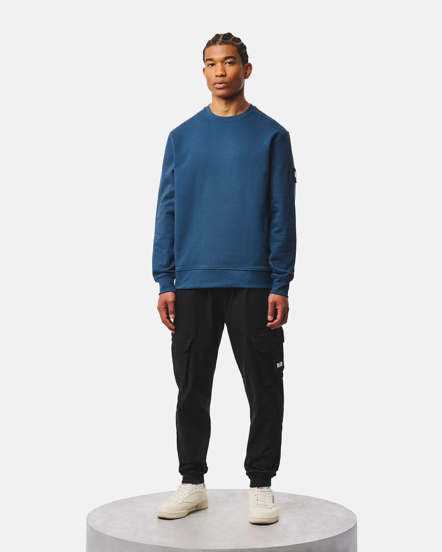 Weekend Offender Thunder Sweatshirt Lagoon Blue