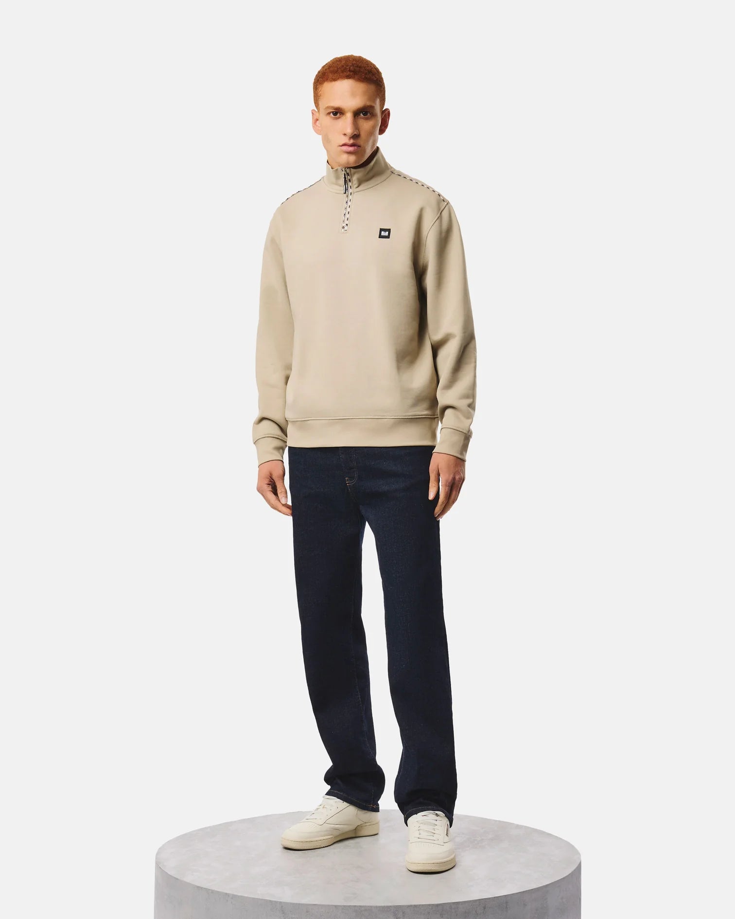 Weekend Offender Matisa Quarter Zip Sweatshirt Rock