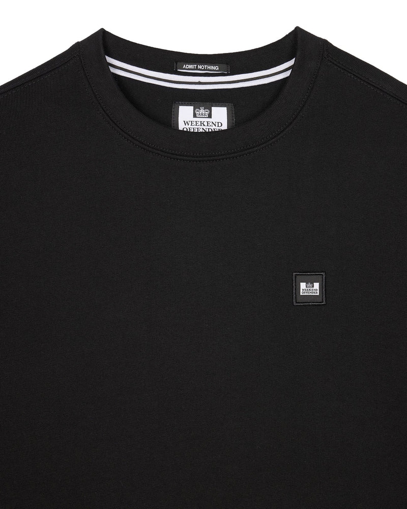 Weekend Offender Ferrer Badge Sweatshirt - BLACK