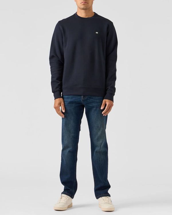 Weekend Offender Ferrer Badge Sweatshirt - NAVY